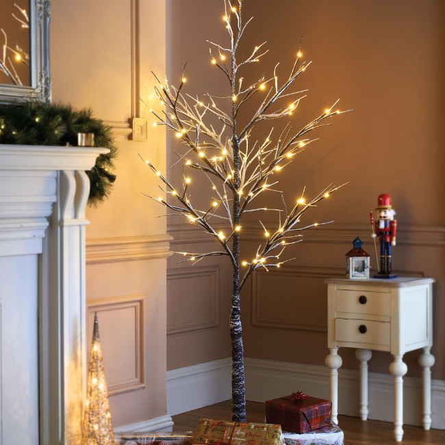 Christmas Lights Bandon Co Op Retail Stores West Cork   Snowy Twig Tree 6ft 